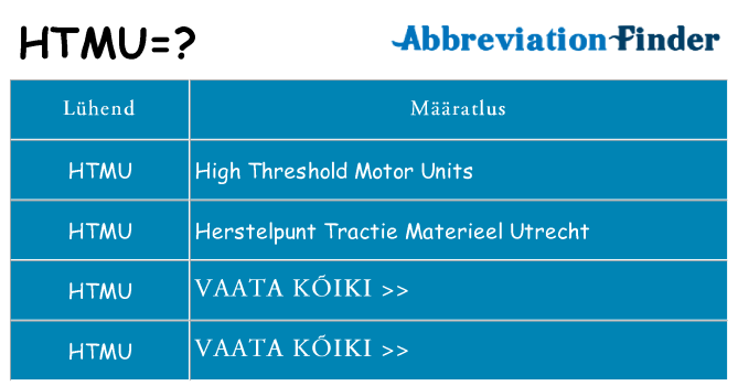 Mida htmu seista