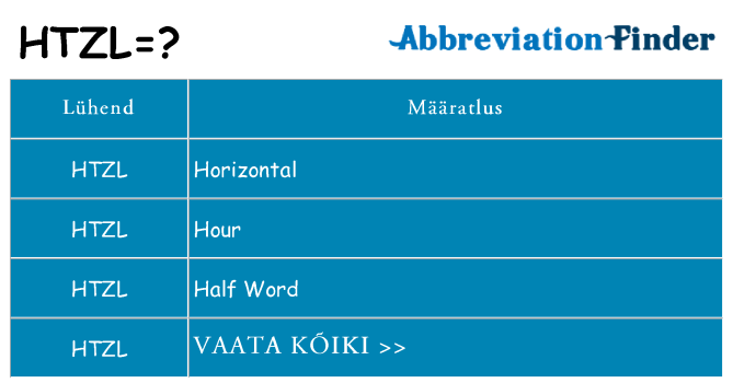 Mida htzl seista