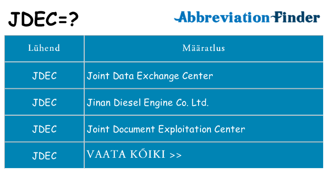 Mida jdec seista