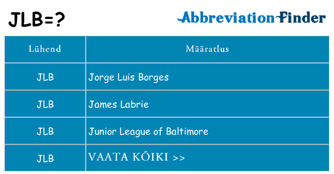 Mida jlb seista
