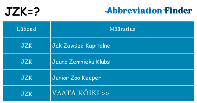 Mida jzk seista