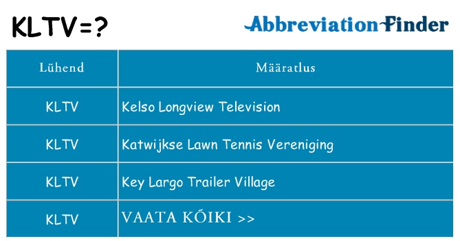 Mida kltv seista