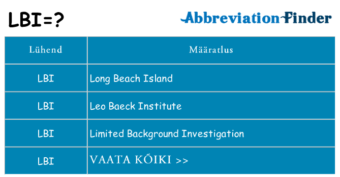 Mida lbi seista