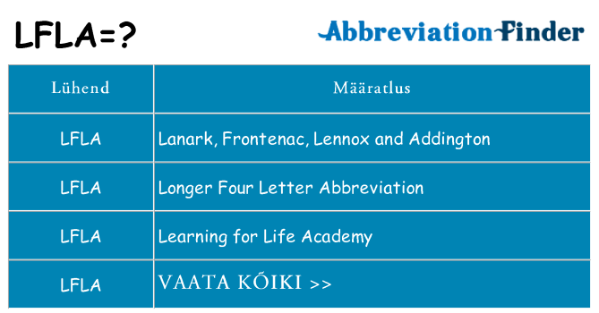 Mida lfla seista