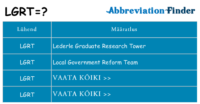 Mida lgrt seista