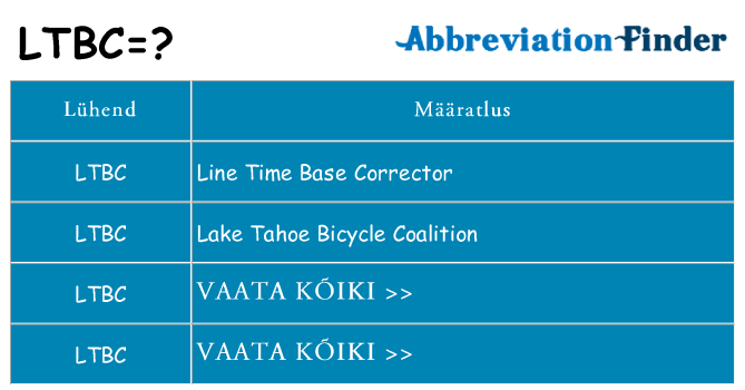 Mida ltbc seista