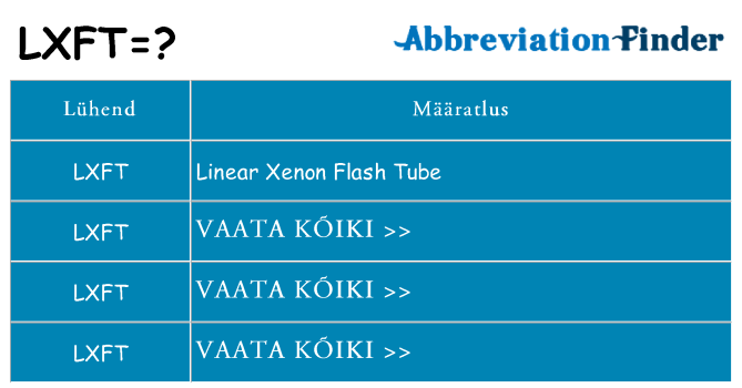 Mida lxft seista