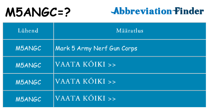 Mida m5angc seista