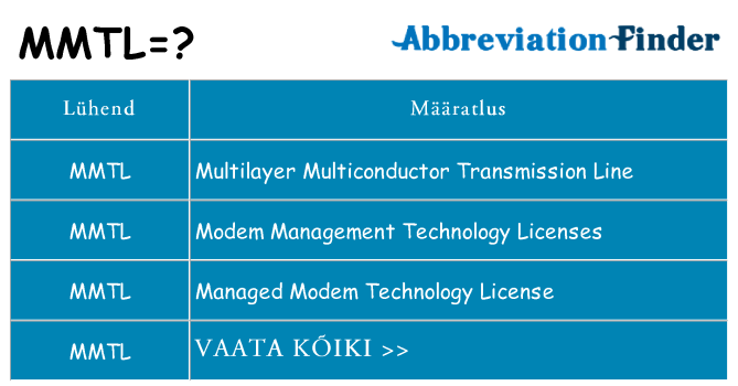 Mida mmtl seista