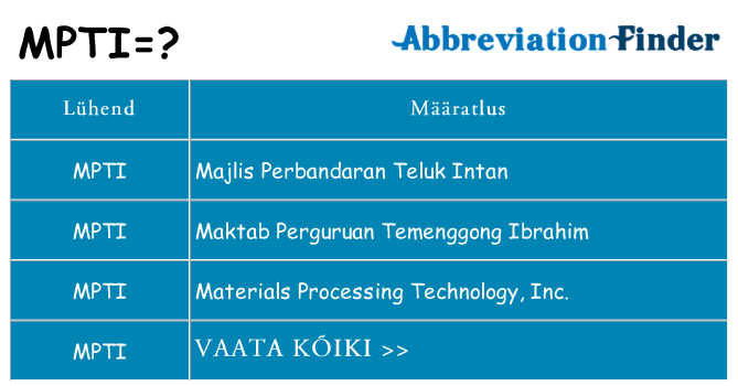Mida mpti seista