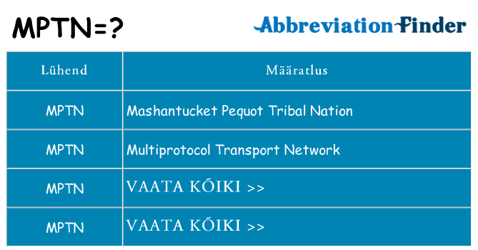 Mida mptn seista