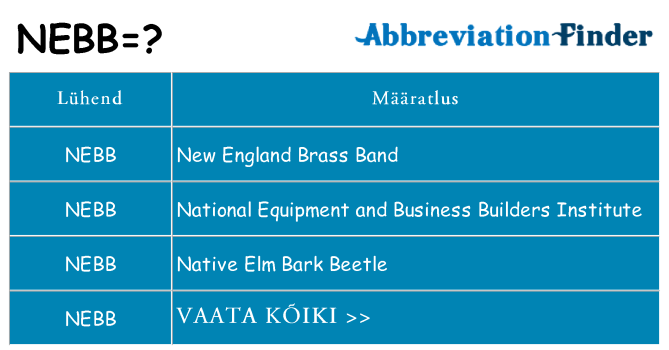 Mida nebb seista