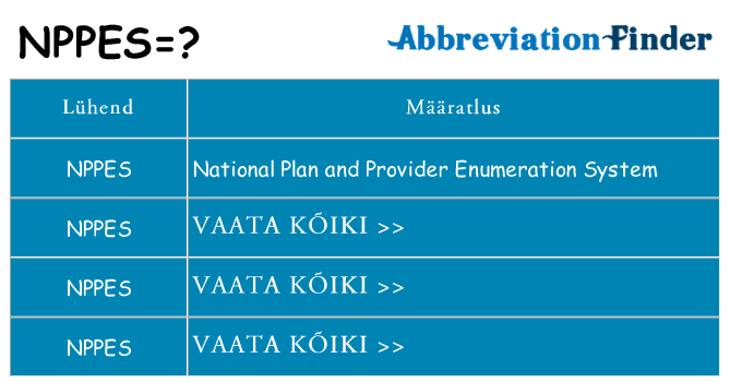 Mida nppes seista