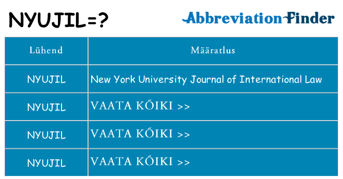 Mida nyujil seista