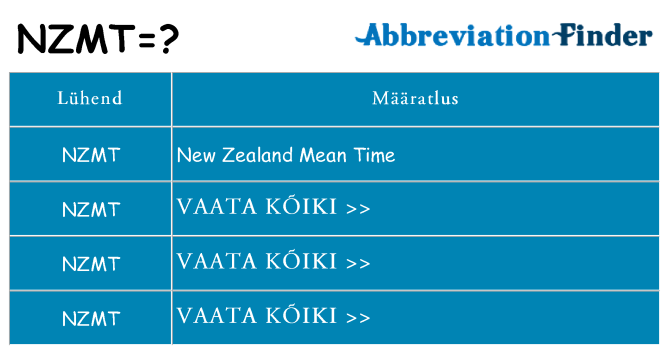 Mida nzmt seista