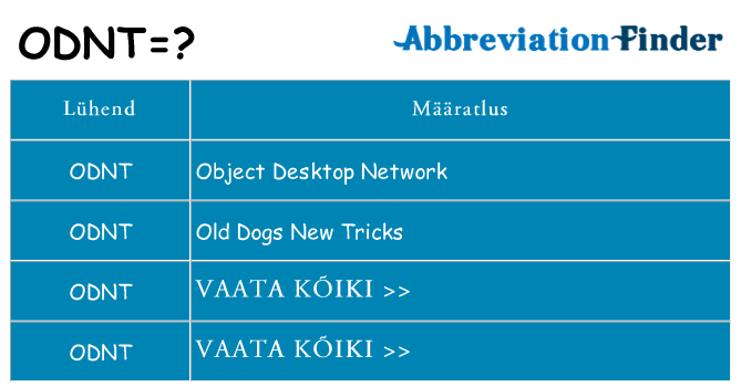 Mida odnt seista