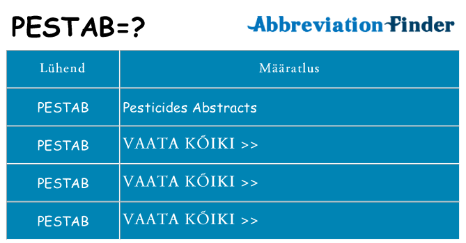 Mida pestab seista