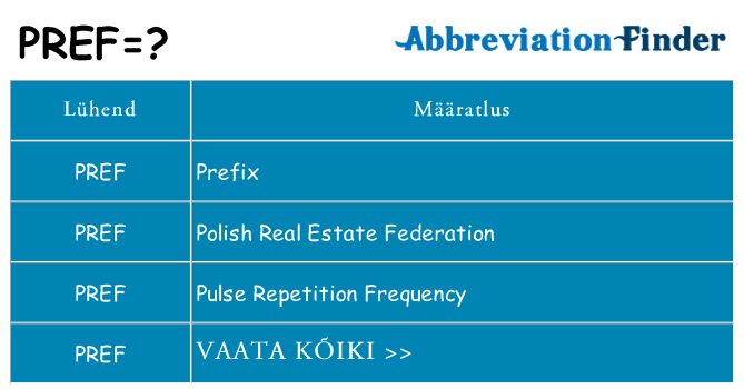 Mida pref seista
