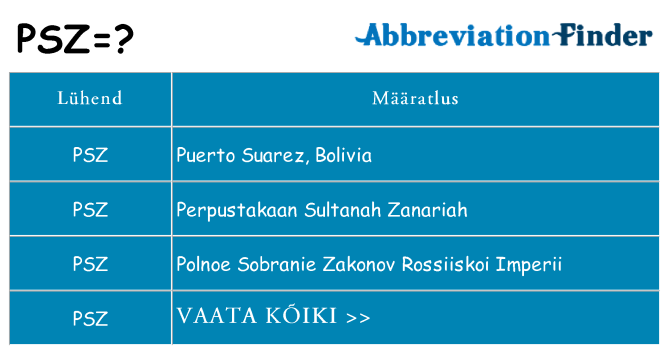 Mida psz seista