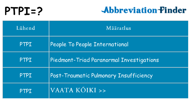Mida ptpi seista