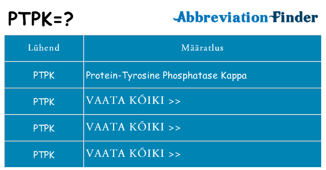 Mida ptpk seista