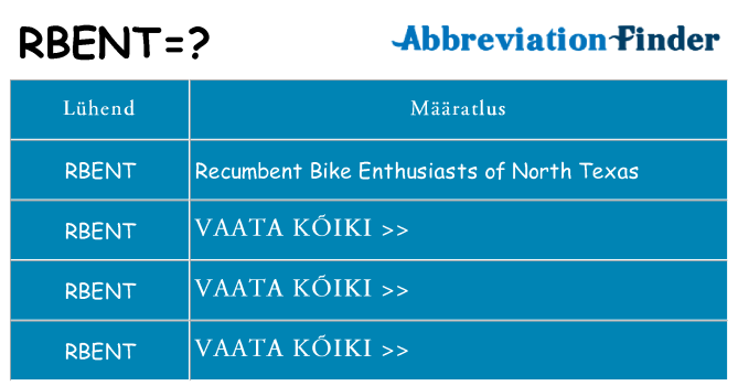 Mida rbent seista