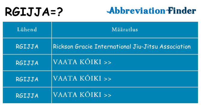 Mida rgijja seista