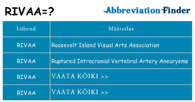 Mida rivaa seista