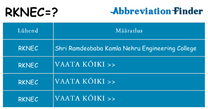 Mida rknec seista