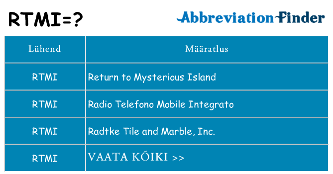 Mida rtmi seista