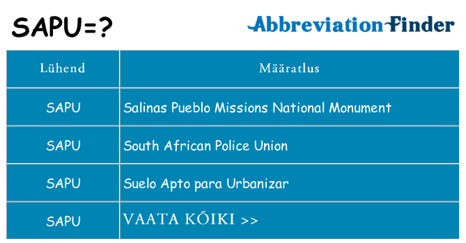 Mida sapu seista