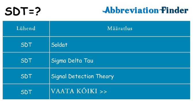 Mida sdt seista