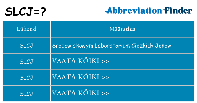 Mida slcj seista