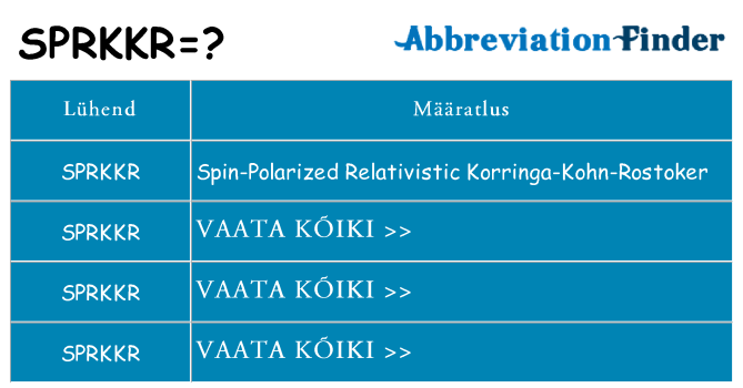 Mida sprkkr seista
