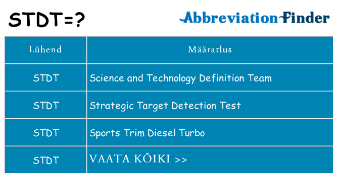 Mida stdt seista