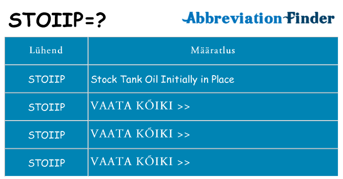 Mida stoiip seista