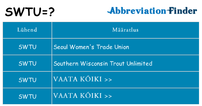 Mida swtu seista