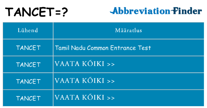 Mida tancet seista