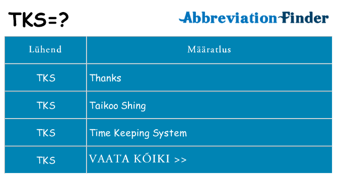 Mida tks seista