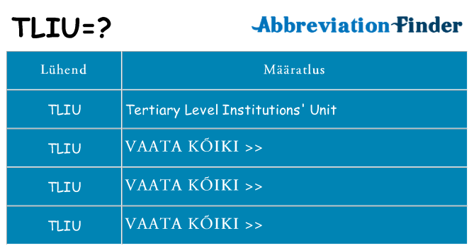 Mida tliu seista