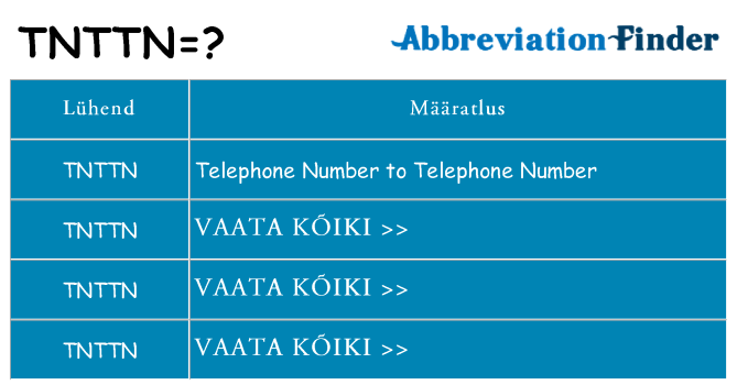 Mida tnttn seista