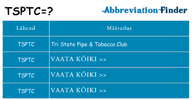 Mida tsptc seista