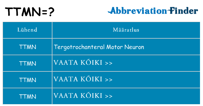 Mida ttmn seista