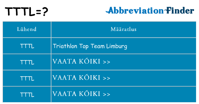 Mida tttl seista