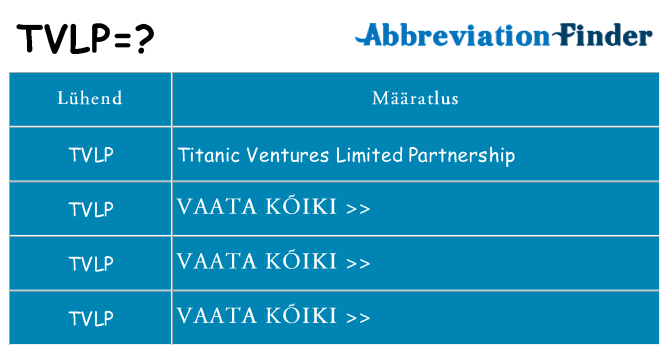 Mida tvlp seista