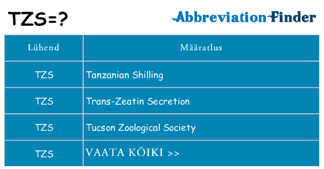 Mida tzs seista