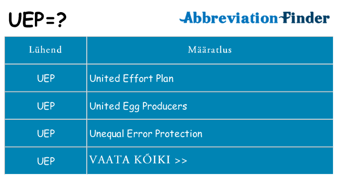 Mida uep seista
