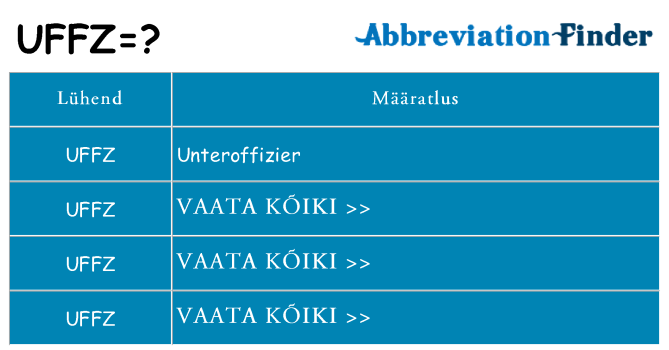 Mida uffz seista