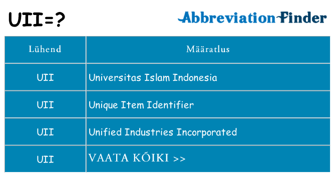 Mida uii seista