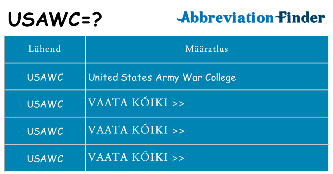 Mida usawc seista